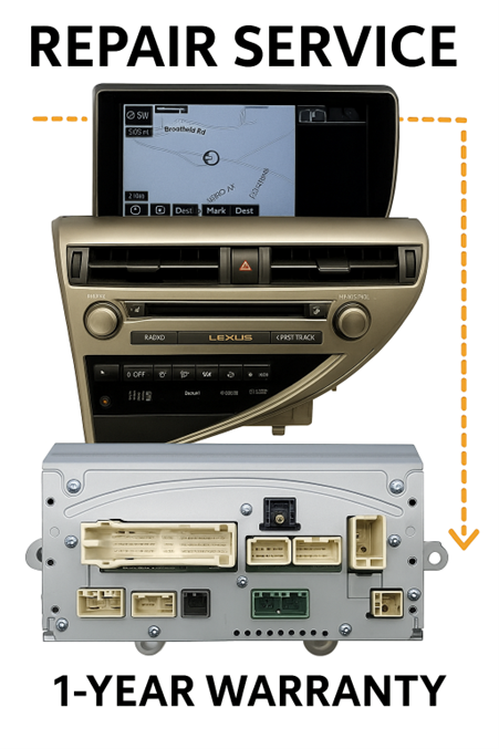 Lexus GPS repair services
