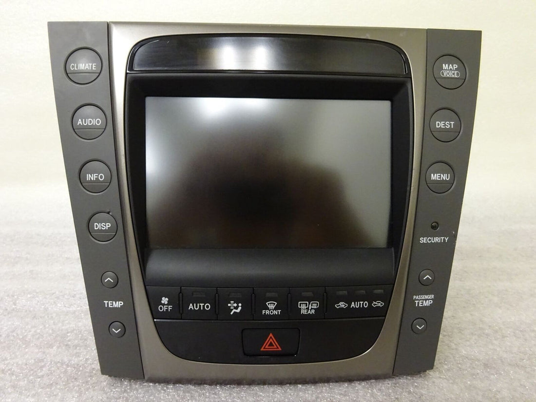 Lexus navigation screen repair