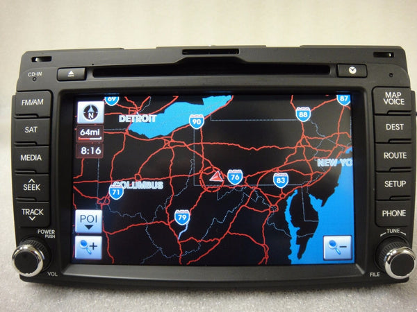 2010-2013 Kia Sportage OEM GPS Navigation System  Display Screen CD Player