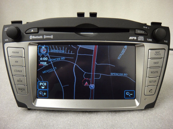 10-13 Hyundai Tucson OEM GPS Navigation System Stereo MP3 CD Player XM