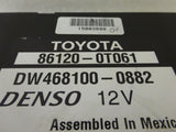 2009-2012 Toyota Venza OEM GPS NAVIGATION SYSTEM JBL E7021 86120-0T061 Grade C