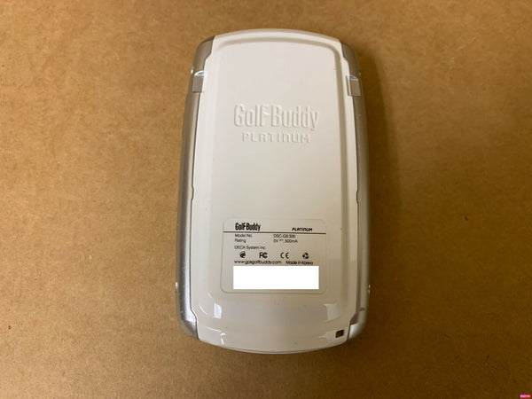 Golf Buddy Platinum GPS DSC-GB300 Rangefinder White/Silver NO Charger
