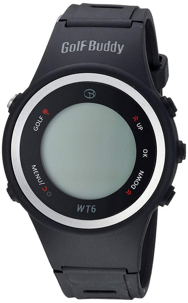 Golf Buddy WT6 Golf GPS WATCH Rangefinder Black NO CHARGER