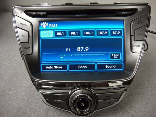 2011-2013 Hyundai ELANTRA OEM GPS Navigation System Bluetooth XM CD Radio