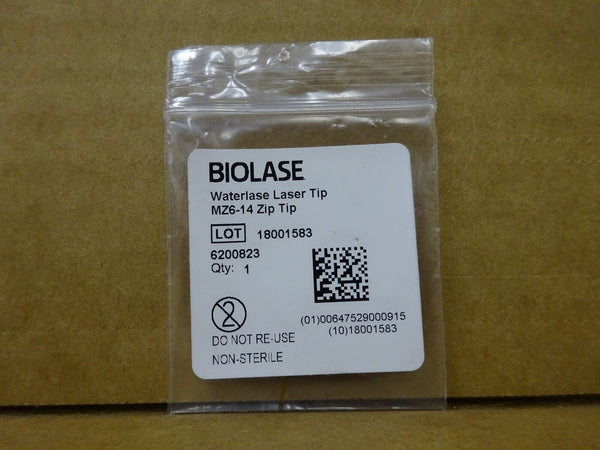Biolase Laser Tip PKG, MZ6-14mm, WATERLASE, MD 6200823 7200308 7200313