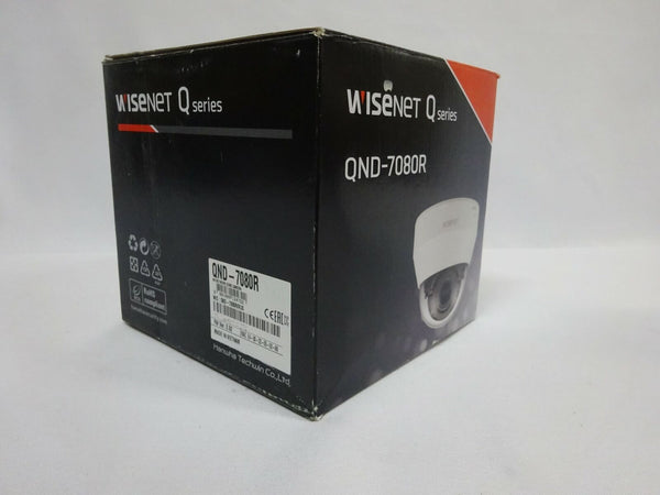 Hanwha Techwin Wisenet QND-7080R 4MP Outdoor HD Dome Camera