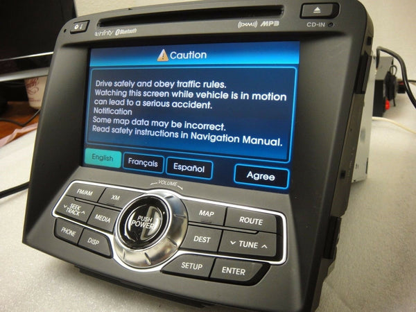 11 12 2011 2012 Hyundai Sonata Radio Cd OEM Gps Navigation System 96560-3Q501
