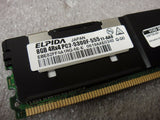 ELPIDA 8GB (1X8GB) 4RX4 PC2-5300F EBE82FF4A1RQ-6E-E MEMORY EK