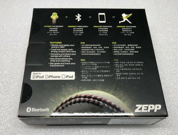 ZEPP Baseball 3D Motion Sensor Wireless Swing Analyzer