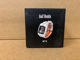 Golf Buddy WT5 Watch Range Finder Golf Rangefinder White/Orange NEW! Golfbuddy
