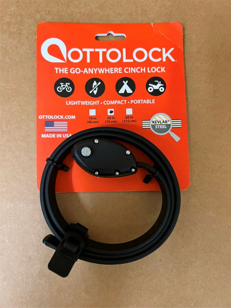 OTTOLOCK Cinch Lock: 30" Stealth Black NEW