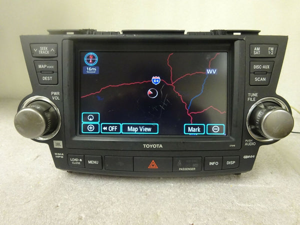 2008-2010 Toyota Highlander OEM GPS NAVIGATION SYSTEM 5th GEN E7015 Gade C
