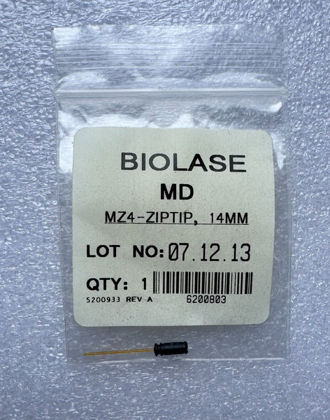 Waterlase Laser Tip PKG, MZ4-14mm, ZIPTIPS, MD 6200803