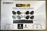 Wisenet SDH-B74086BF  8CH 8Camera Video Security System