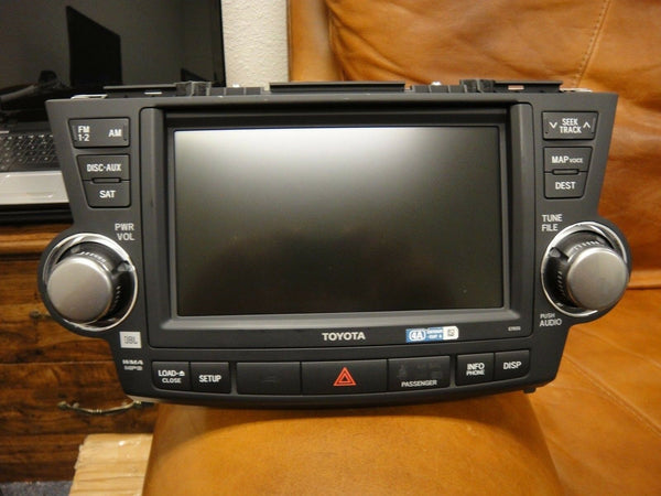 2010-2013 Toyota Highlander OEM GPS Navigation System DVD ROM DRIVE JBL NEW