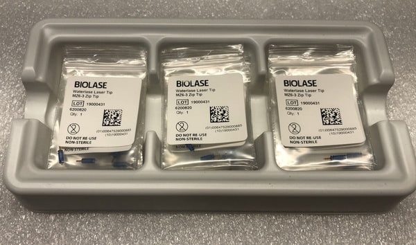Biolase Waterlase Laser Tips 7200720 MZ6-3mm, ZIPTIPS WL, MD  30 PACK
