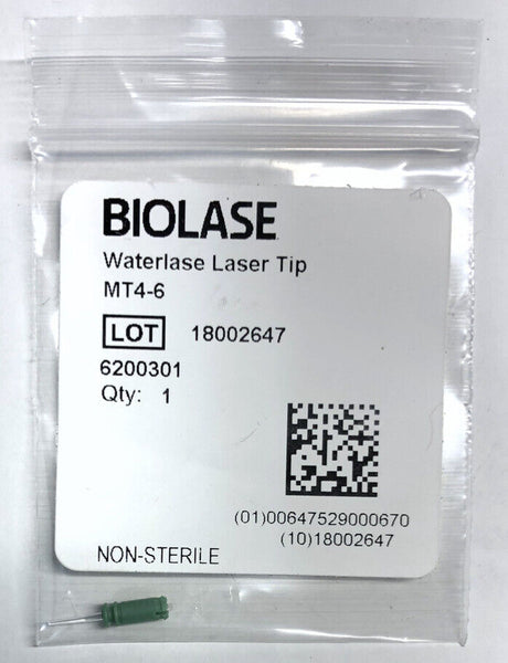 Biolase Laser Tip , MT4-6, 400um 6mm WATERLASE, WL MD 6200301 7200303