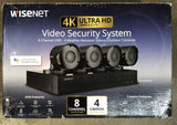 Wisenet SDH-B94047BF 4k Ultra HD Video Security System