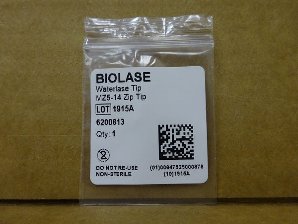 Biolase Laser Tip PKG, MZ5-14mm, ZIPTIPS, WL, MD 6200813 7200713