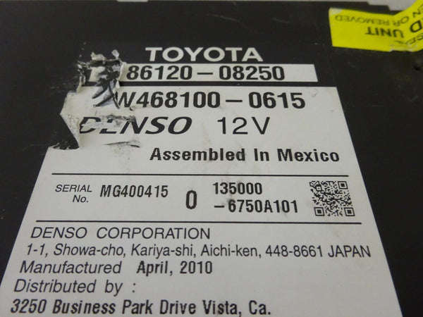 2011-2014 Toyota Sienna OEM GPS NAVIGATION SYSTEM JBL E7027 86120-08250 Grade C