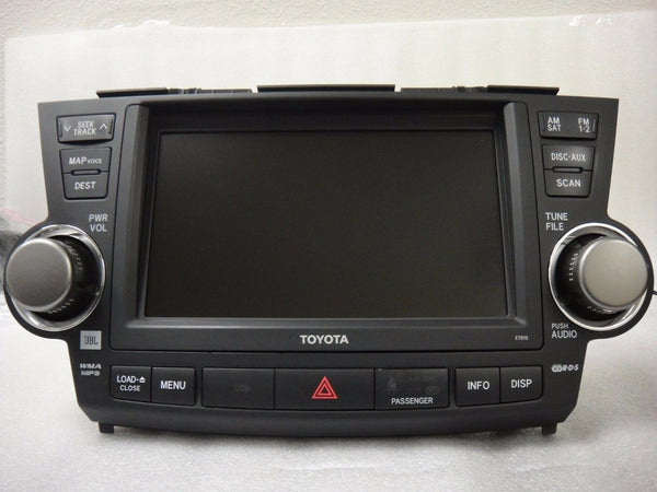 2008-2010 Toyota Highlander OEM GPS NAVIGATION SYSTEM 5th GEN E7014 E7015 E7016 USED
