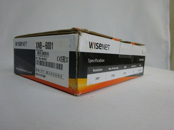Hanwha Techwin Wisenet XNB-6001 2MP Covert Camera Main Module (No Lens)
