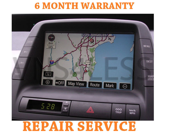 2004-2009 Toyota Prius OEM GPS NAVIGATION SYSTEM UNIT REPAIR SERVICE ONLY!!!