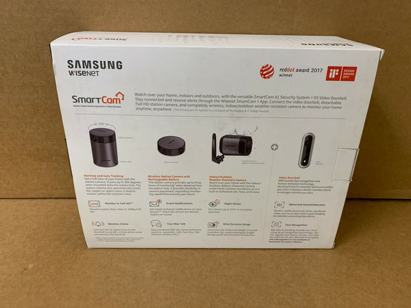 Samsung Home Security System SmartCam A1 and D1 Video Doorbell Camera Wireless