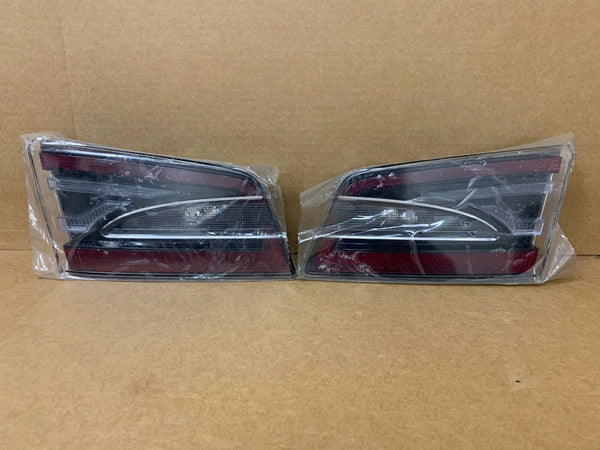 12-19 Tesla Model S Trunk Inner Tail Light RH LH Driver Passenger Lights Set NEW
