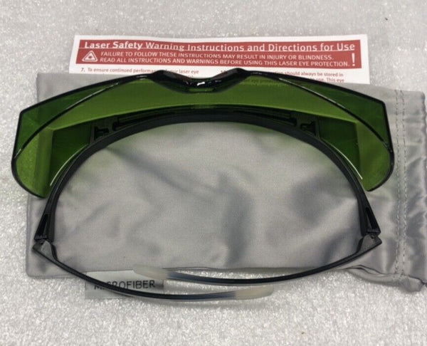 Laser Protective Safety Goggles Eye Glasses Black Green 0D 4+ 800-820