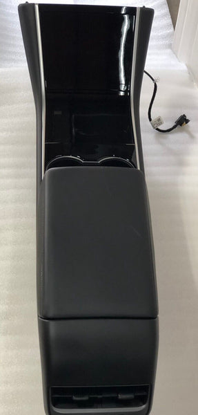 Tesla Model Y 2020-2021 Center Console Armrest Cup Holder Rear A/C Vent