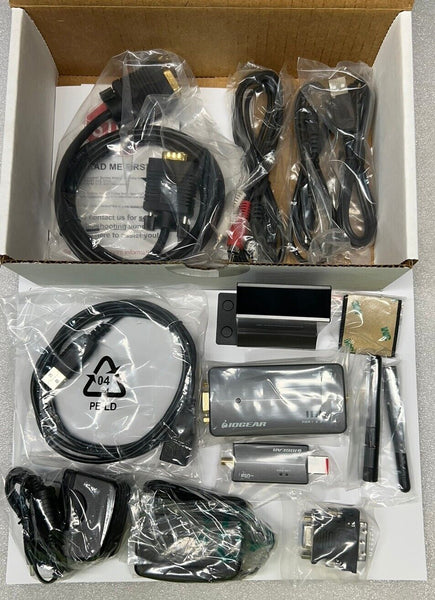 IOGESR Wireless Audio Video Kit with Audio, VGA and USB Adapter GWAV8000K