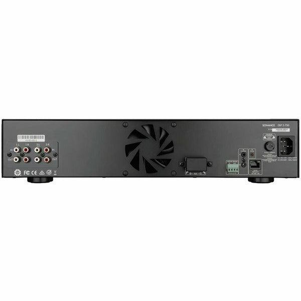Sonance DSP 2-750 Amplifier 2 Channel Audio Network Configurable EQ Level Input
