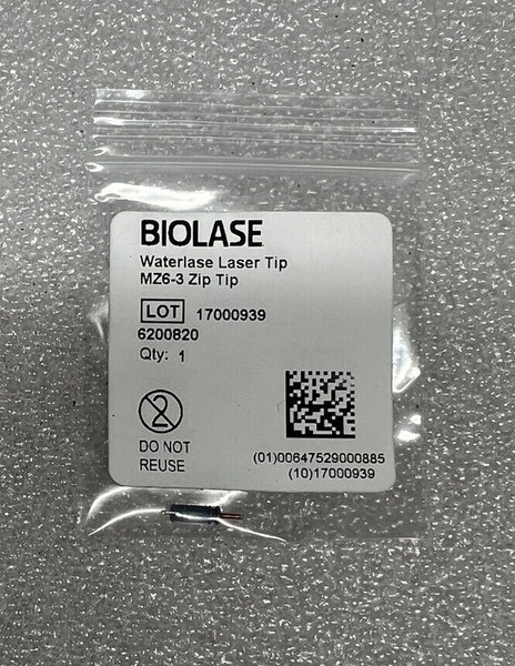Biolase Waterlase Laser Tip06200820 MZ6-3mm, ZIPTIP WL, MD