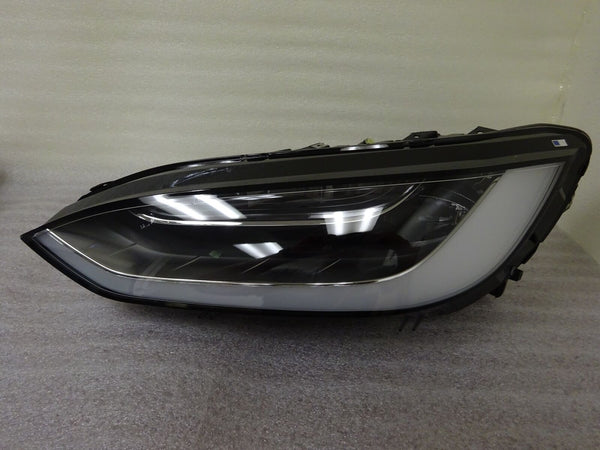 16-18 Tesla Model X Left Driver LH LED Headlight Headlamp Complete+Module GRD C