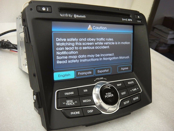 11 12 2011 2012 Hyundai Sonata Radio Cd OEM Gps Navigation System 96560-3Q501